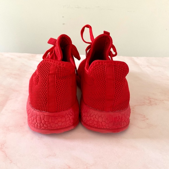 NWOT Red Mesh Sneakers - Picture 7 of 11